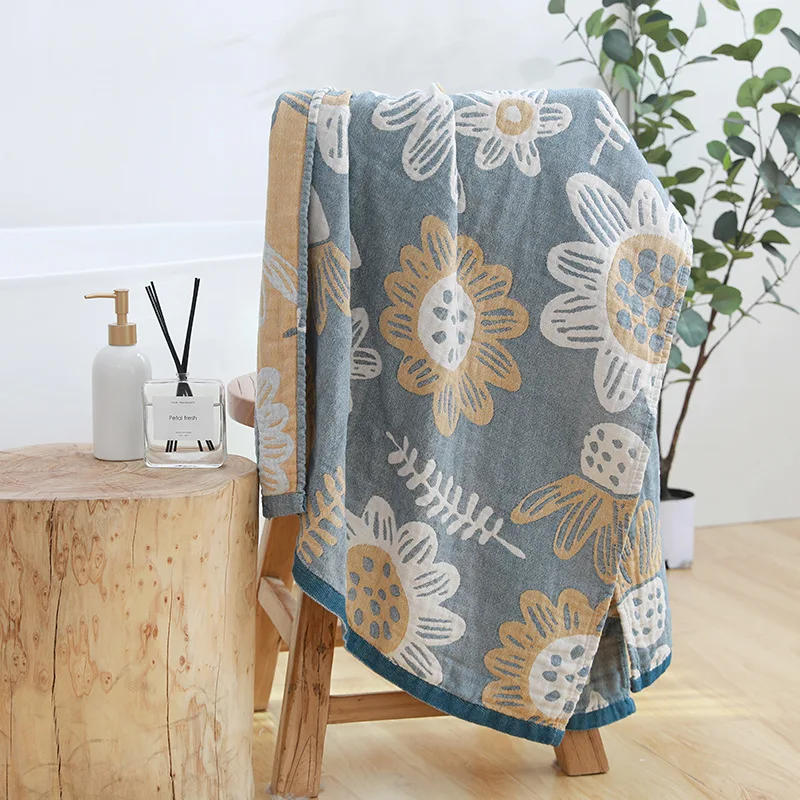 

Turkce Floral Cotton Bath Towel For Home Comfort Body Washcloth Shower Baby Gauze Large Beach Towel Camping Blanket Bathroom