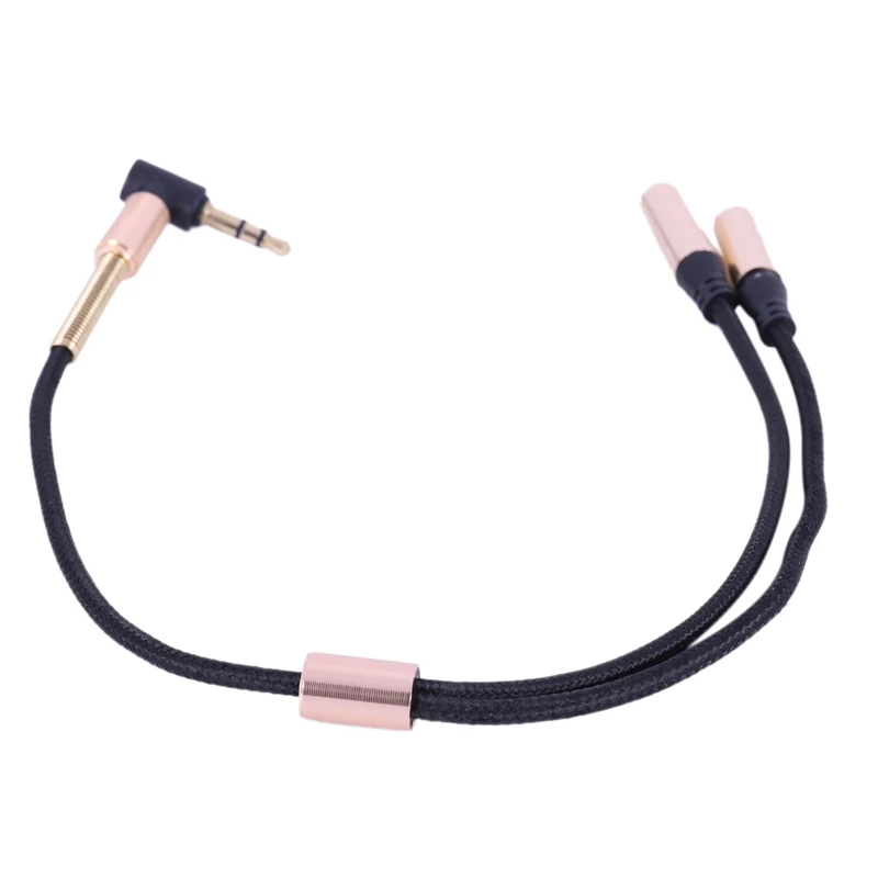 Лучшие предложения 3 5 мм аудио стерео Y сплиттер кабель штекер 2 порта гнездо для