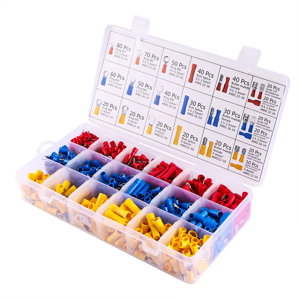 150 шт./компл. автомобильный соединитель лопатка Сращивание обжимные Проводные