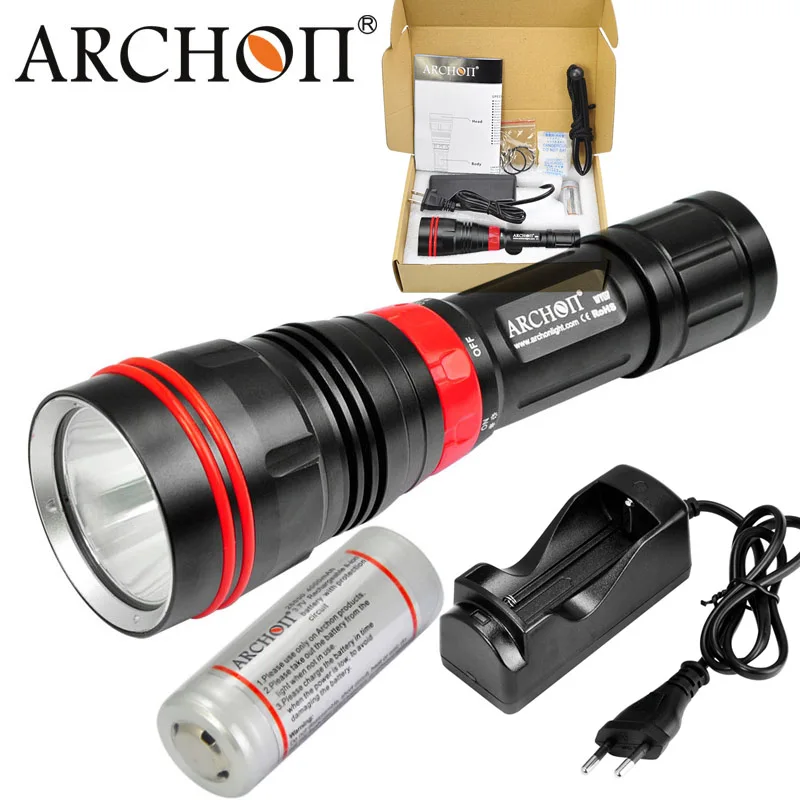 ARCHON DY01 фонарь для дайвинга CREE XP L max 1000 люмен 100 м водонепроницаемый с