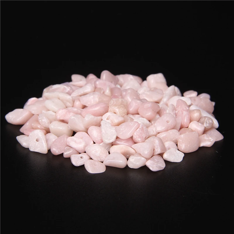

Healing Stone Chips Beads Natural Pink Opal Irregular Gem Stone Gravel For Jewelry Making DIY Bracelet Necklace Earing 15"Strand