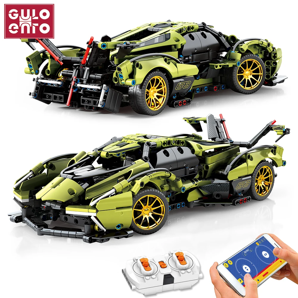 

1039 шт., Детский конструктор «Автомобиль MOC»