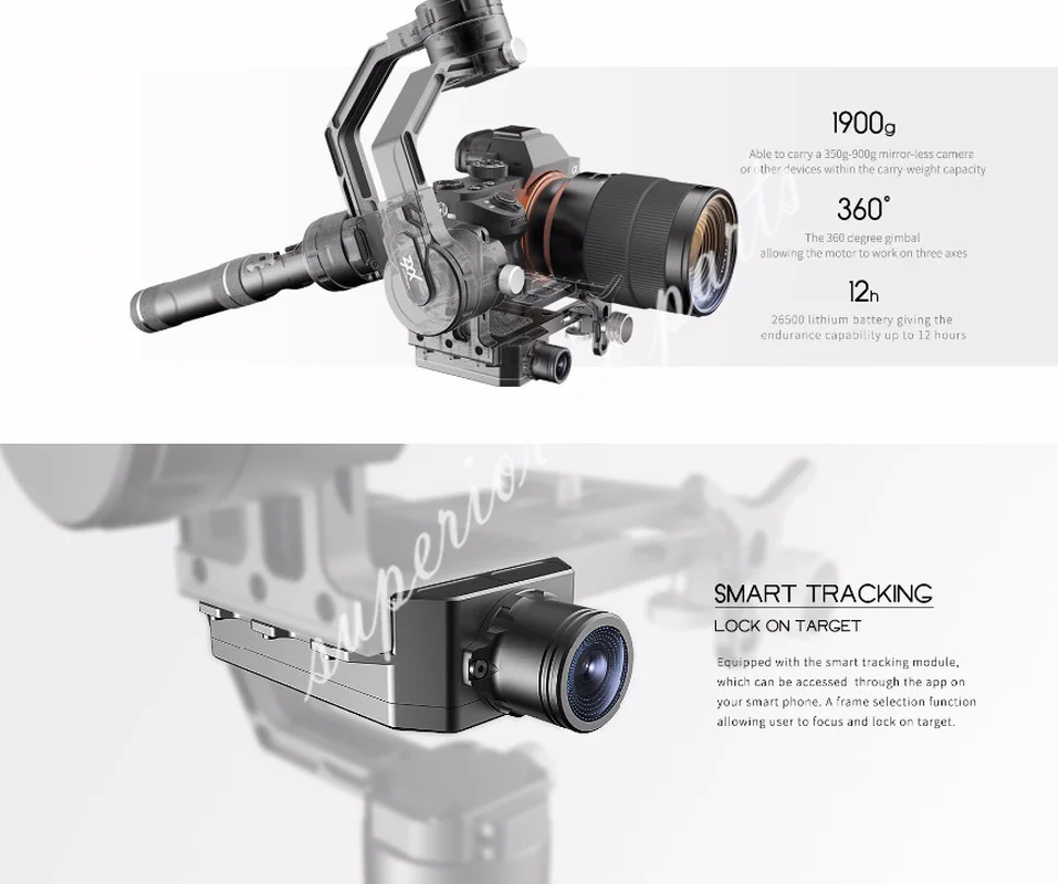 Таро Фламинго Pro/M Smart Tracking 360 3 осевой Ручной Стабилизатор с приложением ZYX для