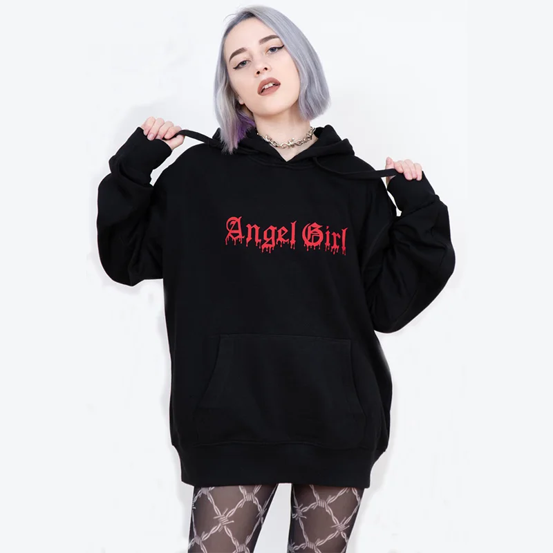 Женский пуловер с длинным рукавом Осенний джемпер буквенным принтом | Женская