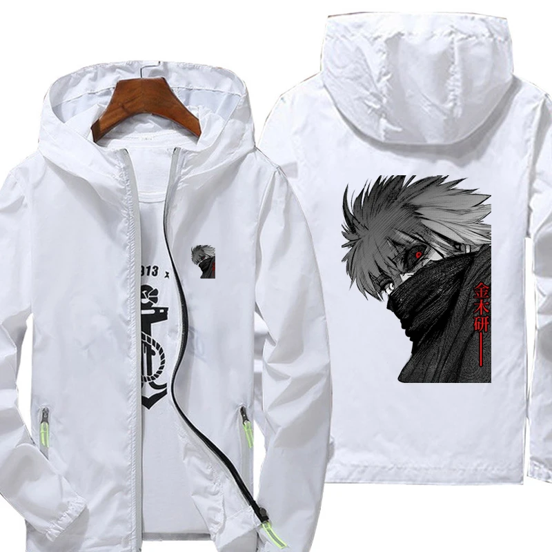 

Летняя Модная тонкая Светоотражающая Солнцезащитная ветровка в Токийский Гуль, куртка, пальто для велоспорта, Ультралегкая кожа