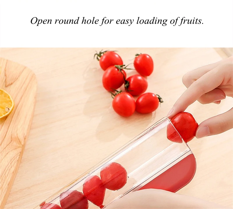 

Kitchen Fruits Multi-Slicer Tomato Grape Cherry Slicer, Salad Mini Slicer Houseware Manual Kitchen Food Processor Gadget Slicer