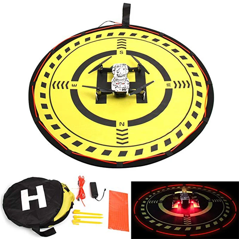 70 см посадочная площадка быстро складываемый светодиодный светильник