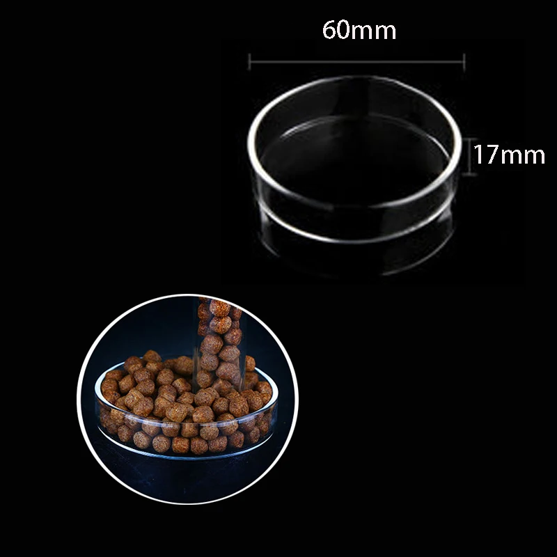 Aquarium Clear Glass Shrimp Feeding Tube Food Feeder Pipe Holder with Suction Cups Fish Tank Supplies | Дом и сад