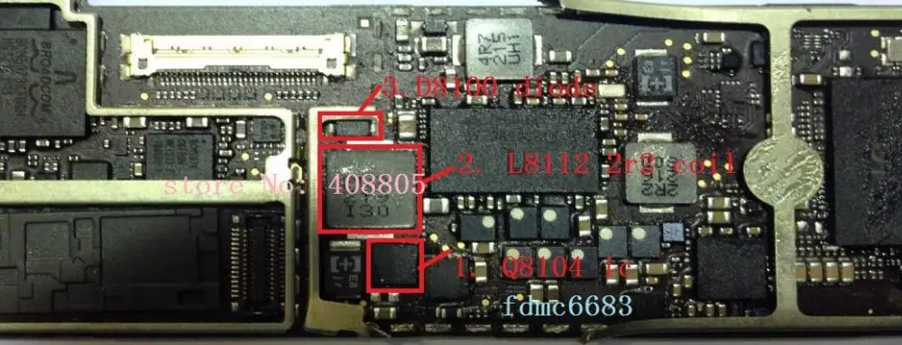 10 компл./лот (30 шт.) короткие фиксирующие детали для iPad 2 зарядное устройство USB ic