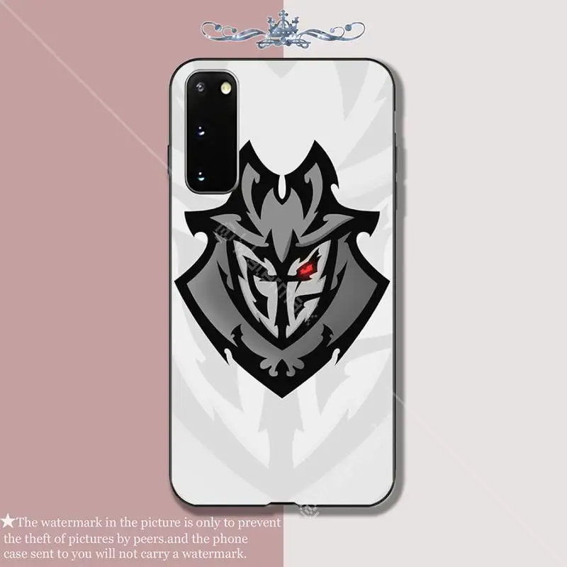 YNDFCNB G2 ESPORTS Роскошный чехол для телефона Samsung Galaxy S 7 8 9 10 20 Plus Ultra Note8 мягкий