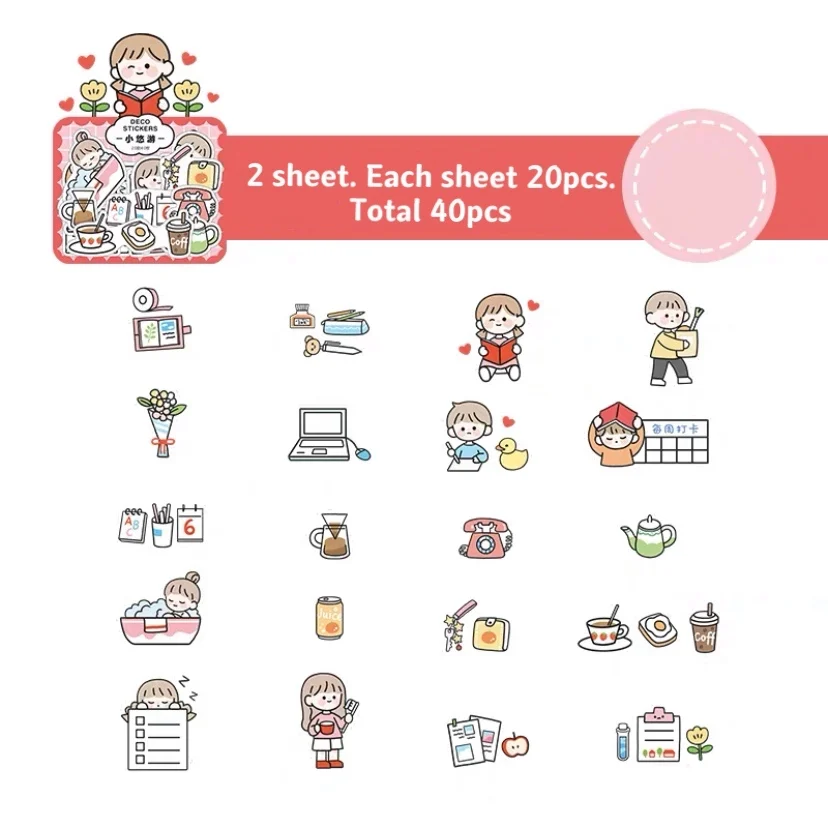 

50pcs Japanese Cute Cartoon Characters Sticker Lovely Stickers Diary DIY Kawaii Sticker Scrapbook Decoration Stationery Stickers