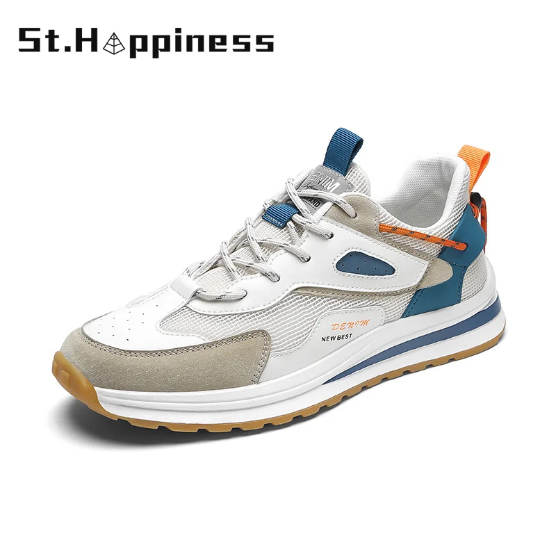 

2021 New Fashion Men's Sneakers Summer Outdoors Breathable Mesh Casual Running Shoes Brand Walking Sports Shoes Zapatos Hombre