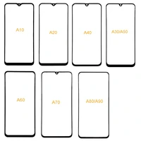 5pcs front outer glass lens touch panel cover replacement for samsung a10 a20 a30 a40 a50 a60 a70 a80 a90 front screen lens