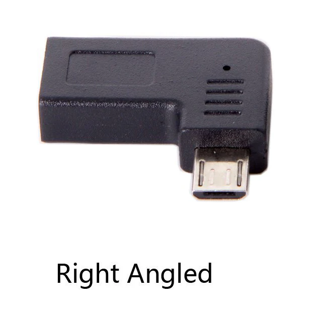 USB-C Type-C Женский Micro-USB 2 0 5Pin адаптер для передачи данных 90 градусов левый и правый