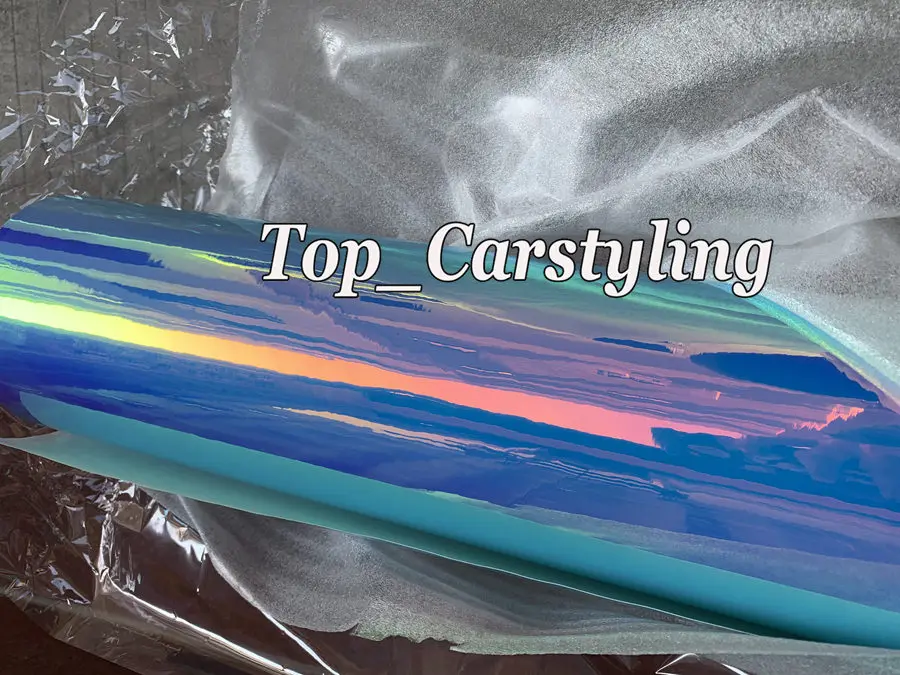 Синий хамелеон Нео хром виниловая автомобильная пленка S-пленка полное покрытие