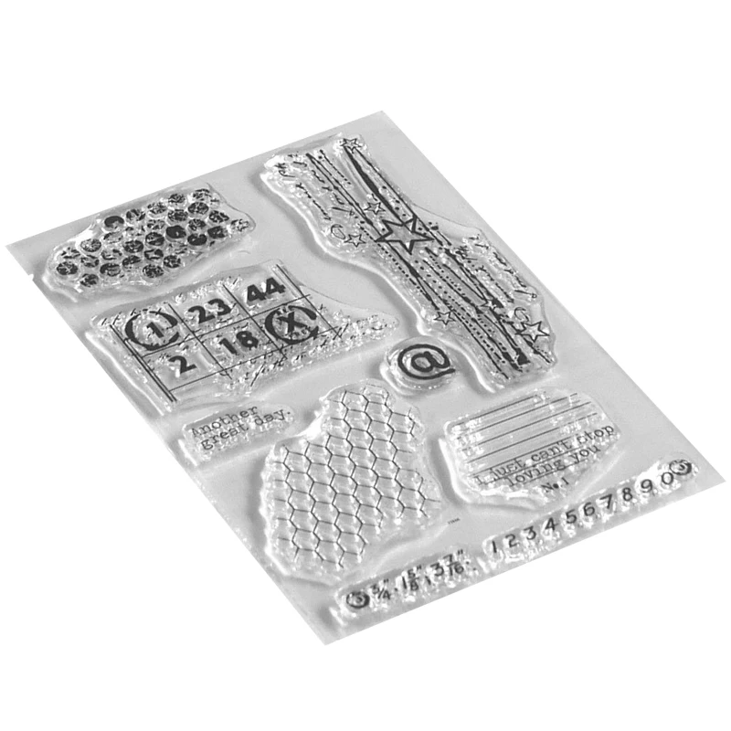 

2021 New Background Clear Stamps Math Number and Star Planner Die Cut Scrapbooking For Crafts Card Making no Metal Cutting Dies