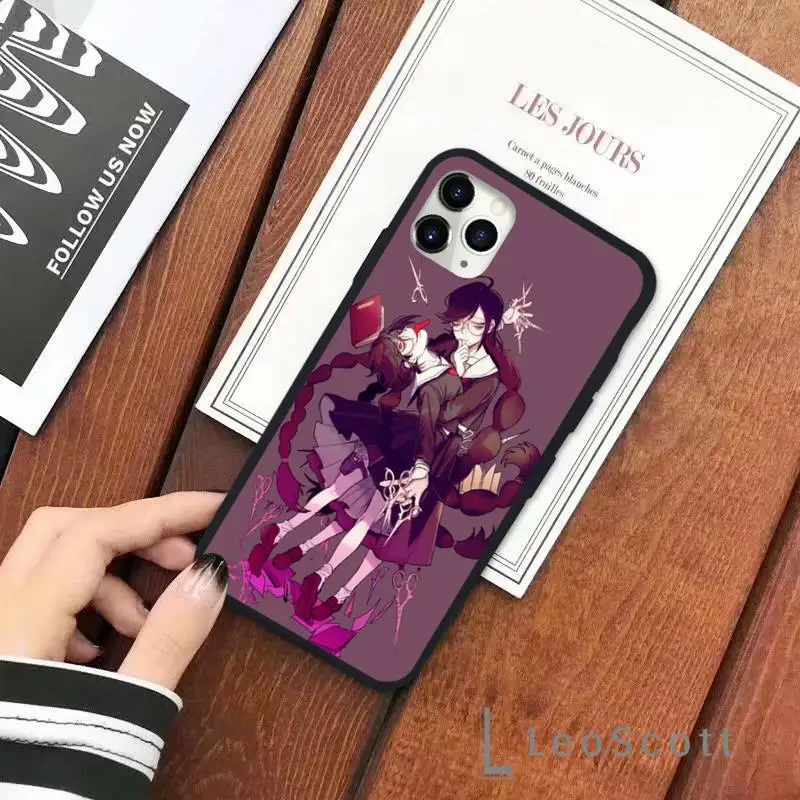 

cool Toko Fukawa Cartoon anime Phone Case for iPhone 11 12 pro XS MAX 8 7 6 6S Plus X 5S SE 2020 XR Soft silicone