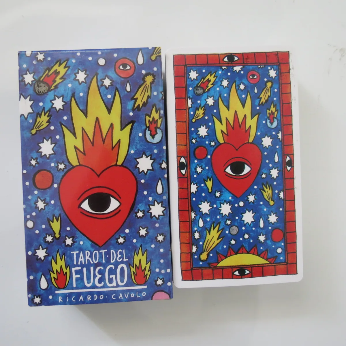 

new Tarot deck oracles cards mysterious divination del Fuego tarot cards for women girls cards game board game