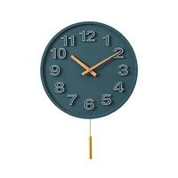 Digital Picture Creative Wall Clock Modern Design Metal Art Simple Wall Clock Kitchen Round Relojes De Cocina Clock Decor AA50WC