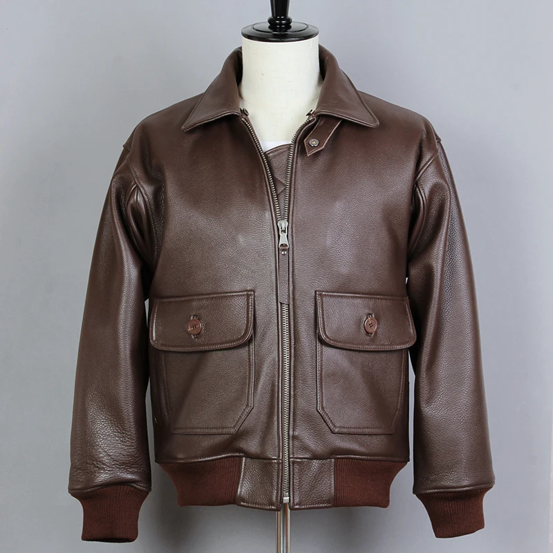 Авирекс FLY меховой воротник ВВС летные куртки из коровьей кожи мотоциклетная