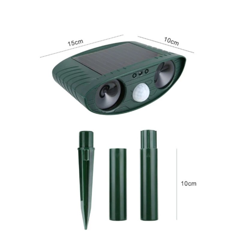 

1 Pcs Solar Electronic Garden Rainproof Outdoor Easy to use Pest Repeller Drive wild cats, wild dogs, wild animals