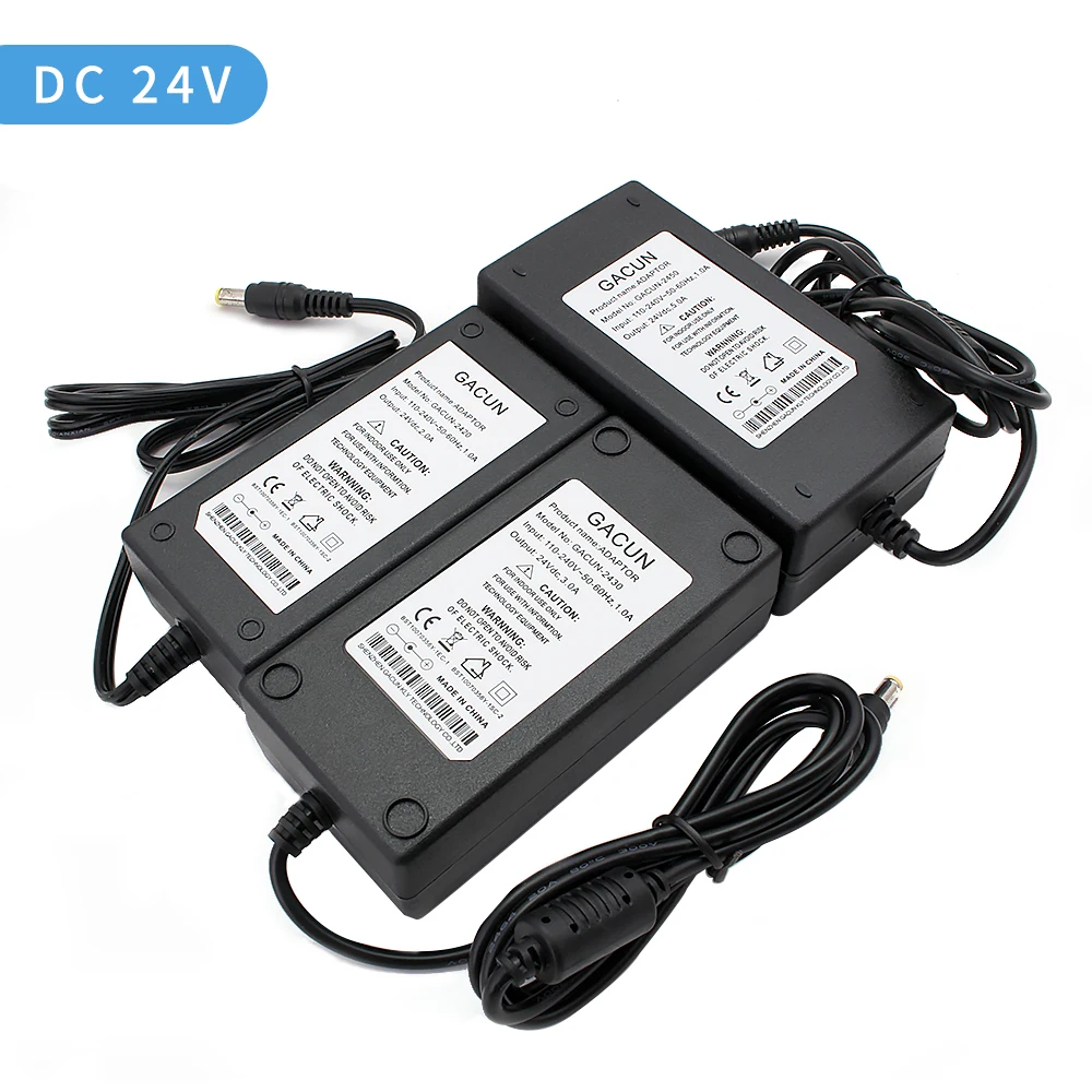 Универсальный адаптер питания для светодиодной ленты зарядка 24 В вилка