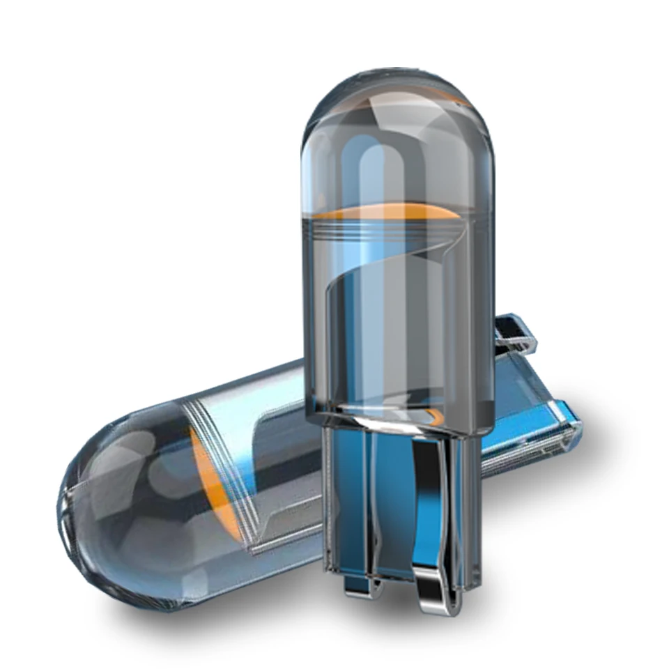 Светодиодная автомобильная лампа 2xW5W T10 COB стекло 6000K белый для Mercedes Benz C CL CLK E G GL M S