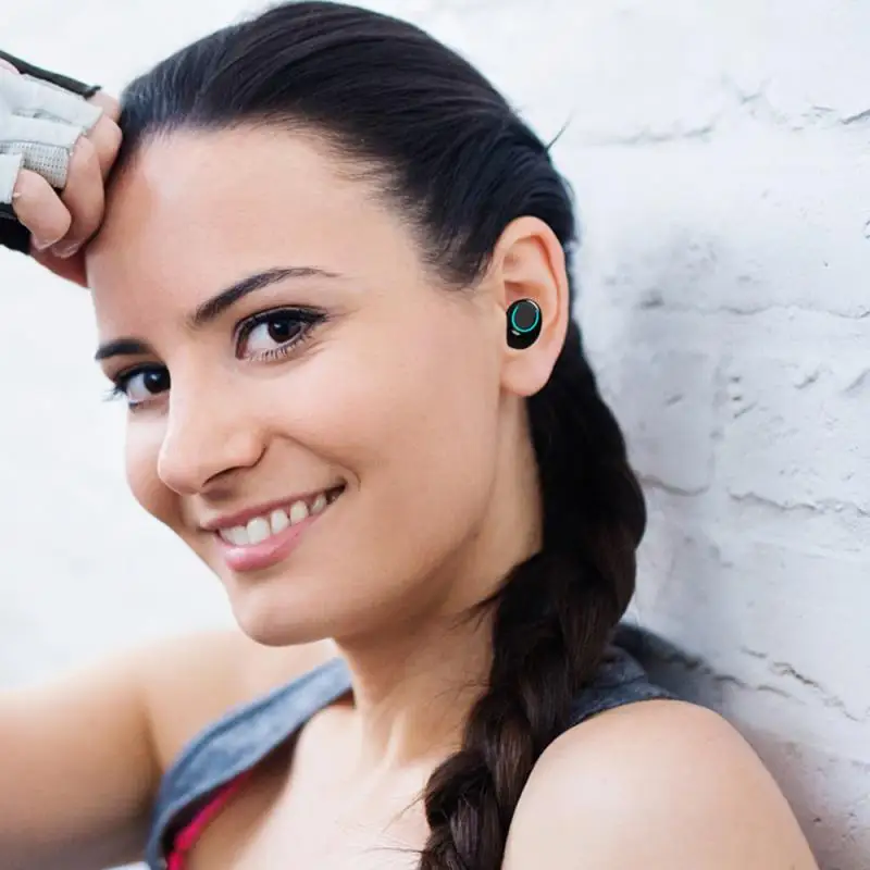 Q19 TWS Bluetooth беспроводные наушники спортивные водонепроницаемые HIFI стерео