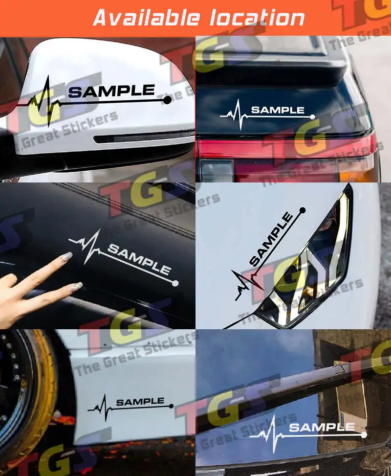 Новинка 2019 г. автомобильная наклейка в форме сердца Стилизация окон дверей