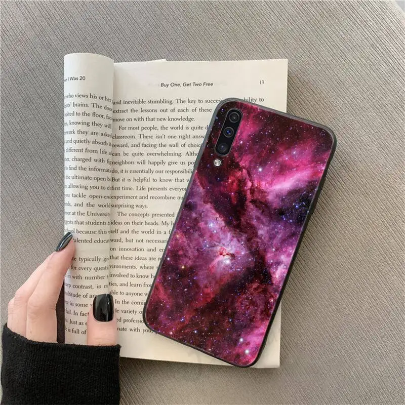 

space for galaxy universe Star Dark Phone Case For Samsung galaxy S 9 10 20 A 10 21 30 31 40 50 51 71 s note 20 j 4 2018 plus