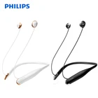 Беспроводная гарнитура Philips SHB4205 Blurtooth, шейные наушники с высоким качеством звука для Xiaomi S8 HuaWei, официальное тестирование