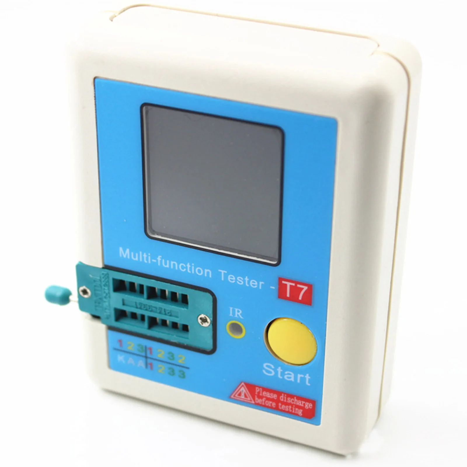 

Transistor Tester Multimeter Colorful Display For Diode Triode MOS/PNP/NPN/ESR Capacitor Resistor Transistor 3.5inch