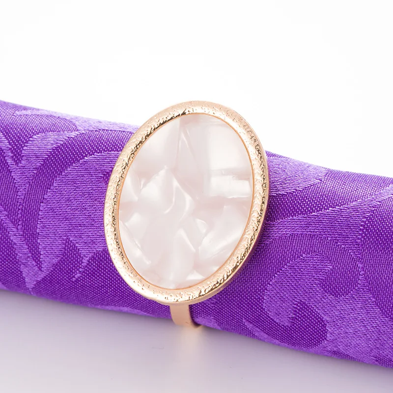 6 шт./лот жемчужные кольца для салфеток держатель с пряжкой на свадьбу и в