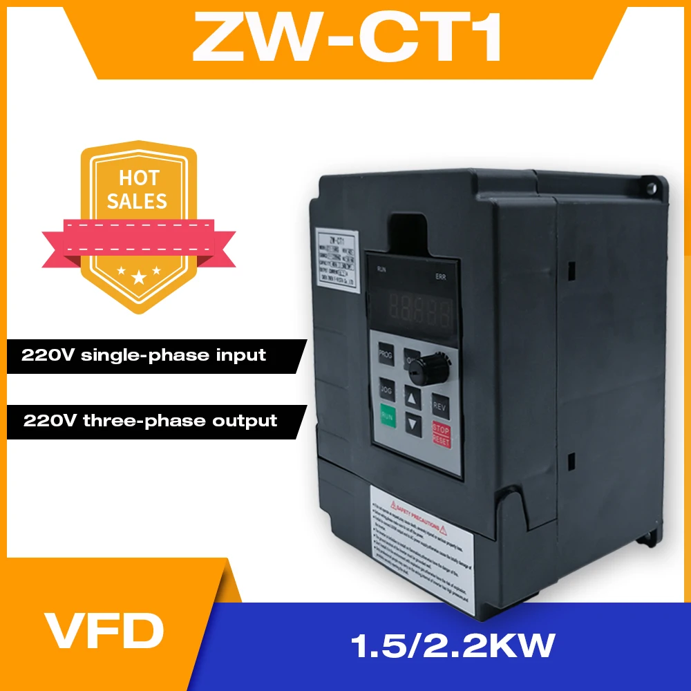 Частотный преобразователь, регулируемая скорость VFD инвертор ZW-CT1 кВт/2.2квт/4 кВт 220 3P в выход для низкочастотного инвертора двигателя wzw