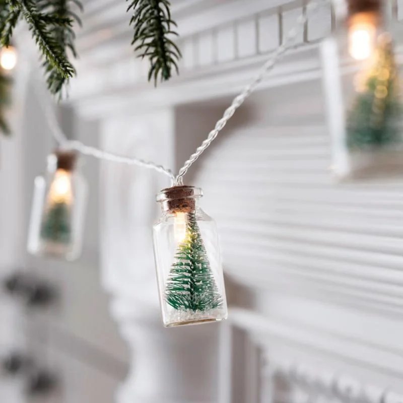 Shape Light String Christmas Tree Decoration Party Supplies LED Drift Bottle | Дом и сад