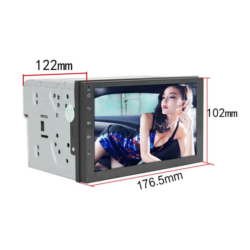 Универсальная Передняя панель 7 дюймов: Android 8 1 178 мм * 102 автомобильное радио