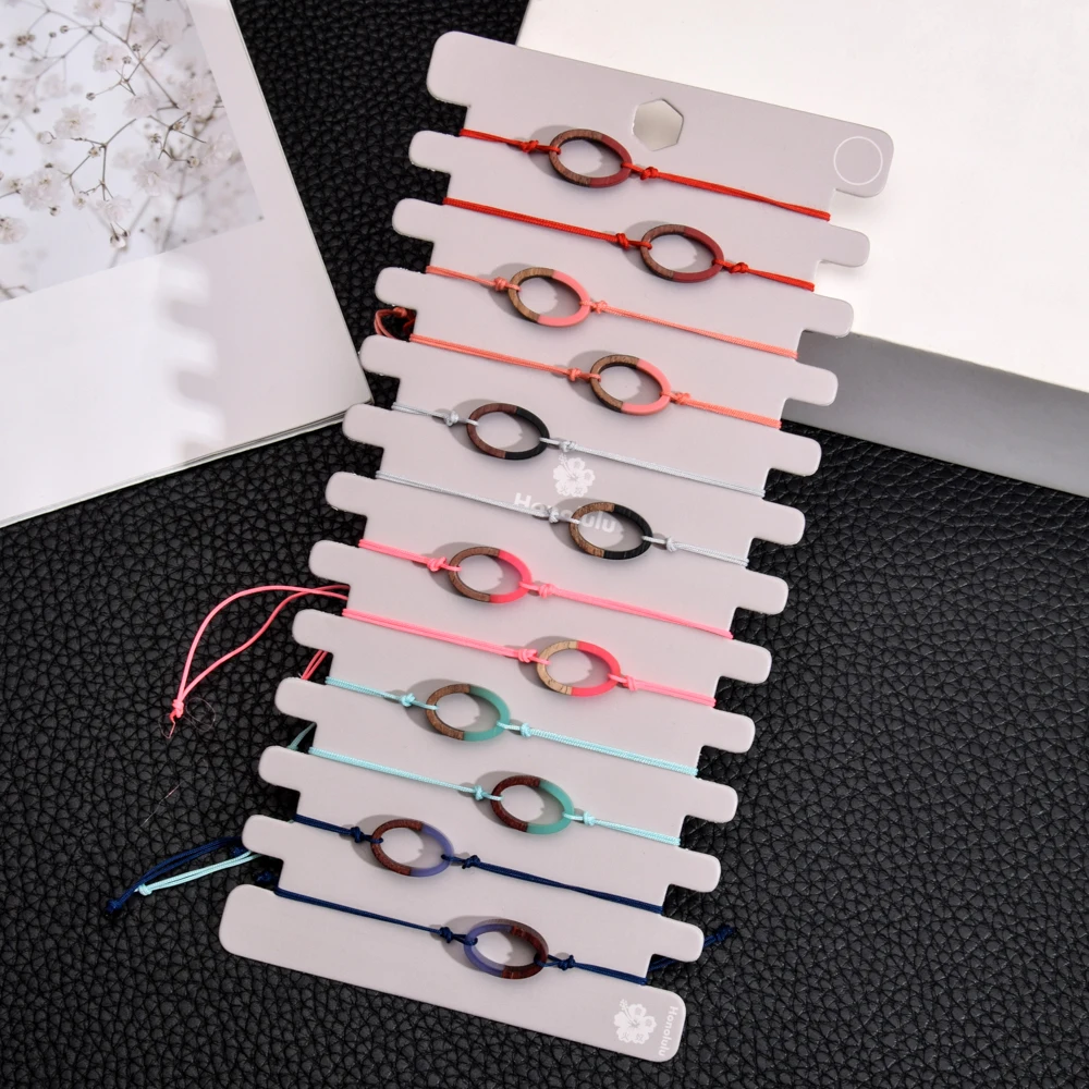 Винтажный плетеный браслет с шармами Бесконечная любовь 12 шт./лот женский для пар