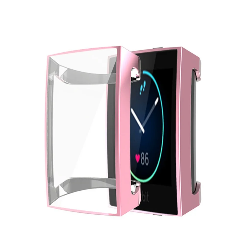 1 шт. мягкий защитный чехол из ТПУ для Fitbit Charge 4 3 ударопрочный Роскошный часов