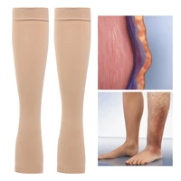 1 pair medical compression varicose stockings 36 46mmhg pressure level 3 serious calf peep to varicose veins socks leg slimming