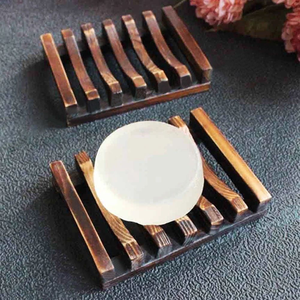 Аксессуар для ванной комнаты деревянная полка раковины мыльницы слива мыла | Дом