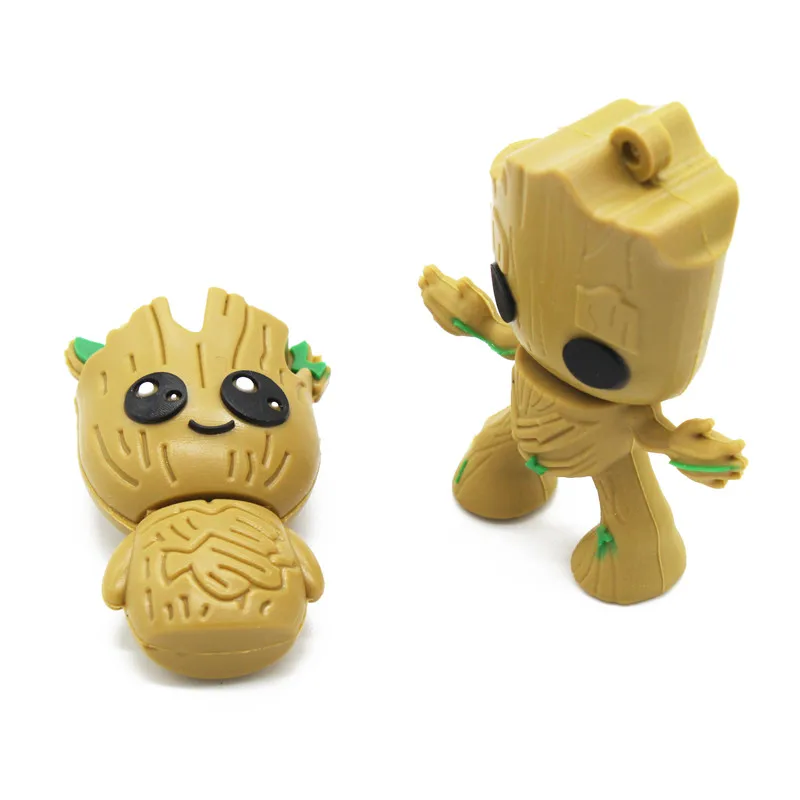 Usb флеш-накопитель 2,0 Marvel, супер герой, дерево, человек, Грут, флеш-накопитель 32 ГБ, 4 ГБ, 8 ГБ, 16 ГБ, 64 ГБ, флеш-память, переносной usb-накопитель, 128 ГБ, usb флешка в подарок