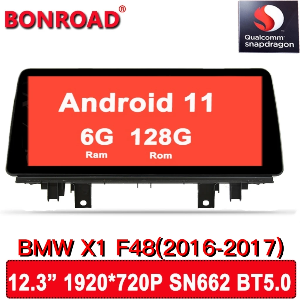 

Автомагнитола Bonroad, 12,3 дюйма, 2 Din, Android 11