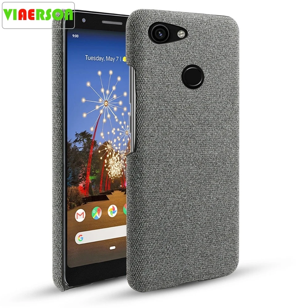 Чехол для Google Pixel 3A XL тонкий задний из искусственной ткани с защитой от царапин