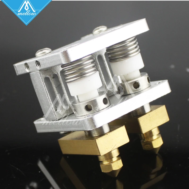 3D принтер Heaterblock Ultimaker 2 + UM2 двойной головы экструдер Олссон Блок Комплект вентиляторов насадки 0 25 8 мм HotEnd для