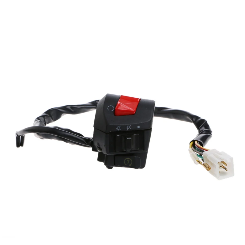 

2x Motorcycle 22mm Handlebar Horn Turn Signal Headlight Electrical Start Switch