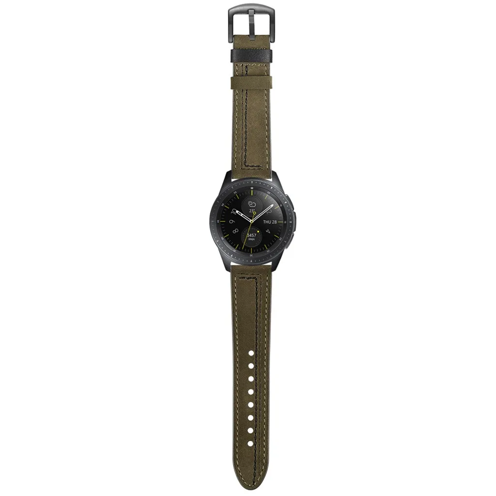 Кожаный ремешок для часов, ремешок для samsung Galaxy Watch 42 мм, ремешок для часов, ремешок для наручных часов, 3 цвета, 20 мм, 19Nov08