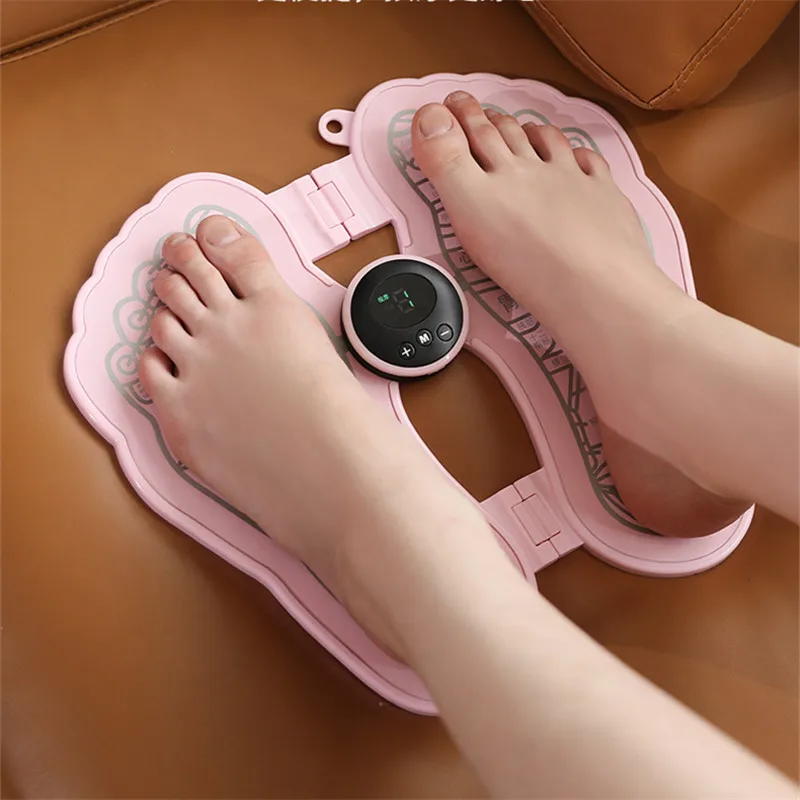 

EMS Foot Massager Pad Electric Slimming Feet Pulse Muscle Stimulator Blood Circulation Relieve Fatigue Massage Mat Health Care