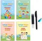 Тетрадь для каллиграфии на английском языке, многоразовая, Magic тетрадь для практики, 4 шт.