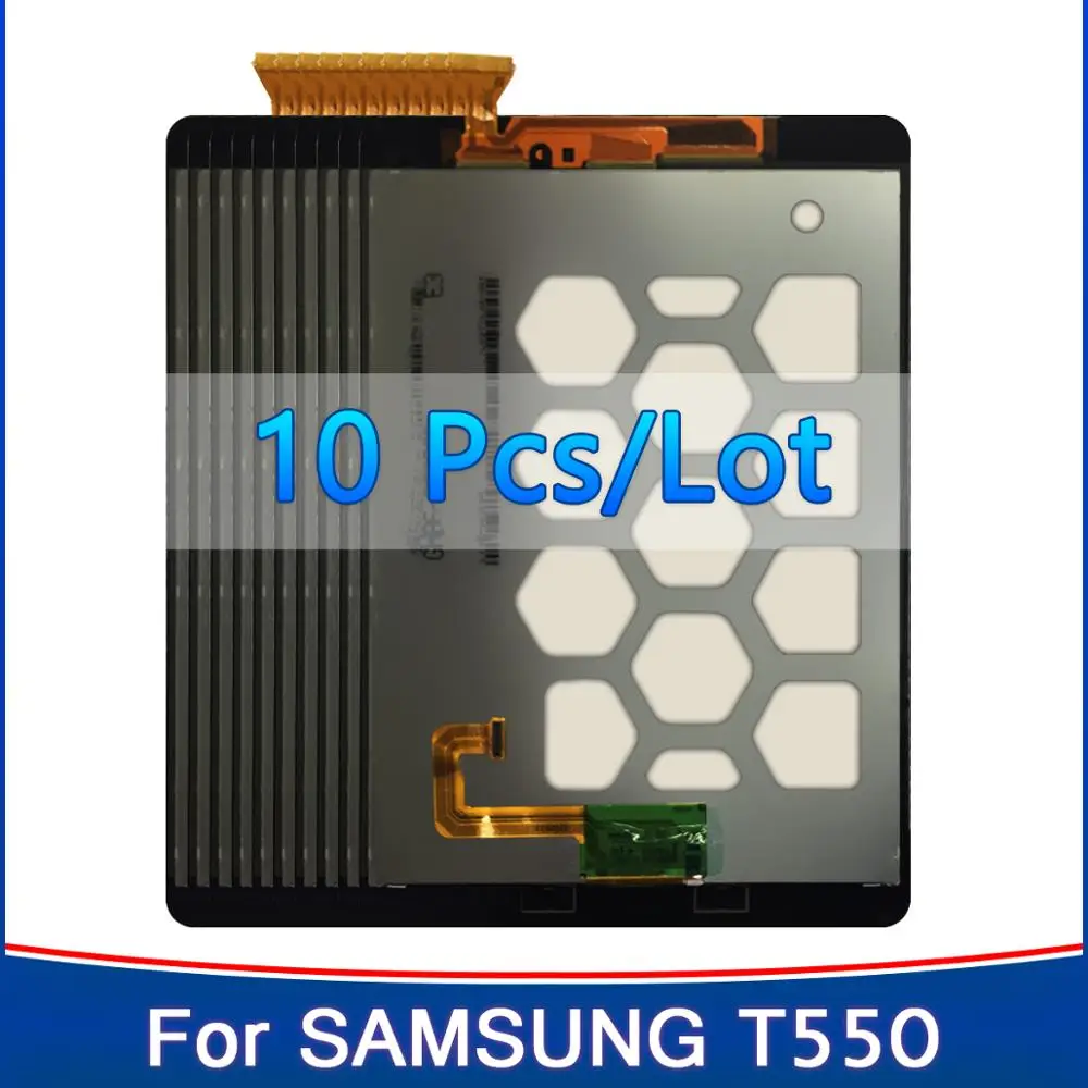 10 шт./лот 9 7 ''сменный ЖК-дисплей для Samsung Galaxy Tab A SM-T550 T550 T551 T555 сенсорный экран