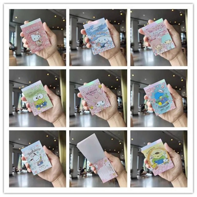 

70 шт./блокнот для записей, Стикеры для записей, Kawaii Tommelody, корица, собака, бумага, блокнот, стикер, офисные и школьные принадлежности
